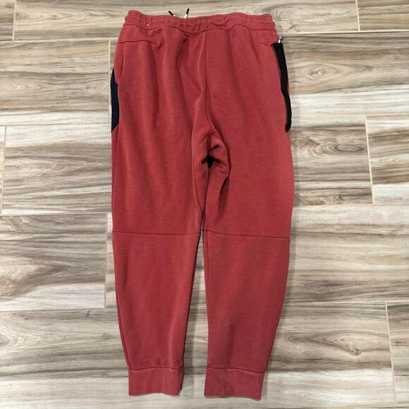 red and dark blue nike tech fleece sweatsuit hoodie and pants - Picture 6 of 7